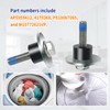Vanshly W10772621 W10003790 Clothes Washer Washplate Bolt Screw Compatible With