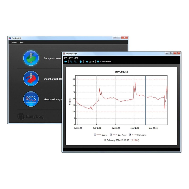 LASCAR Electronics EL-USB-1 Temperature Data Logger Magnitude Measurable Temperature -35