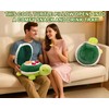 Couch Cup Holder Pillow Tray & Caddy,Headrest and Giant Turtle