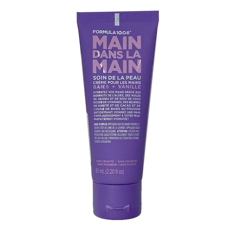 FORMULA 10.0.6 Hand To Hand Skin Conditioning Hand Cream Berry-Vanilla