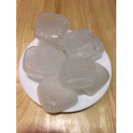 Natural Alum Stone 5 X 100 GRAMS ALUM STONE WHOLE BODY DEODORANT SOLID POLISHED STONES USA SELLER