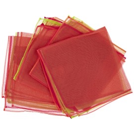 Juggletime Nylon Juggling Scarves - 16 inches Square - Set of 12