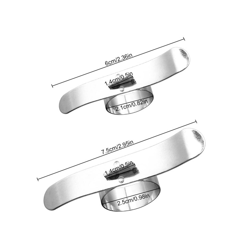 Lotsdonxia 2-Piece Stainless Steel Citrus Fruit Peeler Set – Efficient