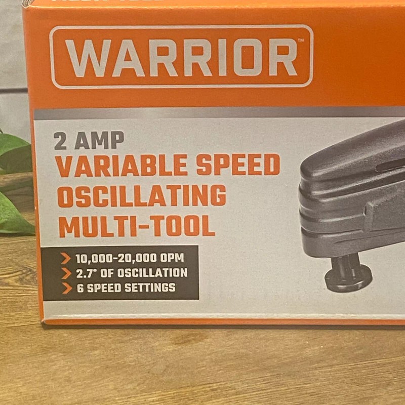 WARRIOR 2 AMP Variable Speed Oscillating Multi Tool 6 Speed