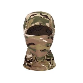 Qinsky Full Sturmhaube,Balaclava Gesichtsmaske Winddicht Sturmmaske Nylon Sturmhauben Unisex Männer Frauen Motorradmaske Skimaske für Outdoor Motorradhelm Radfahren Skifahren Wintersport Schwarz