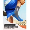 TENYSAF Compression Crew Running Socks: Athletic Socks for Men Women