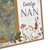 Floral Glass Photo Frame 4' x 6' - Nan