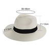 Eight Space Women's Men's Panama Hat, Rollable UV Sun Hat,