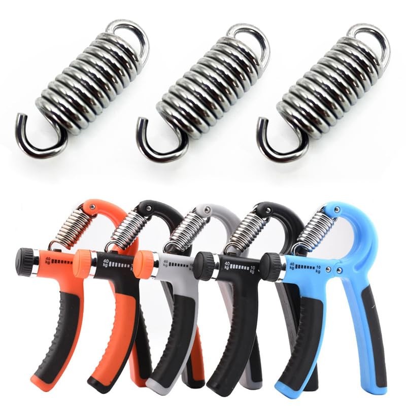 SquEqu 5 Pack Hand Grip Strengthener Spring Replacement For Hand