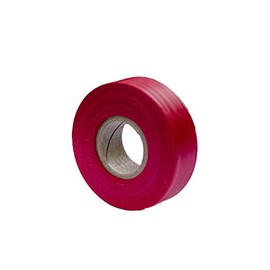 Bon Tool Bon 84-837 300-Feet by 1-3/16-Inch 4-Mil High Visibility Flagging Tape, Red, 12-Pack
