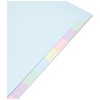 Exacompta Forever 1610E Pastel Index for DIN A4, Made of