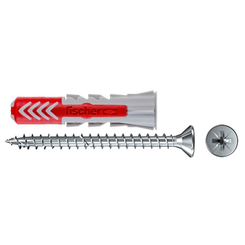 Fischer 544018 S Y 10 x Duopower Dowels with Screw,