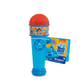 Famosa Blue and Tips Blue Microphone Dog Toy, Blues Clues, with the Song of the Drawing Series for Boys and Girls Ages 3 and Up, Multi-Colour