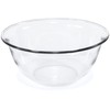 Red Co. 10.5” Dia Round Clear Glass 3 Qt Mixing
