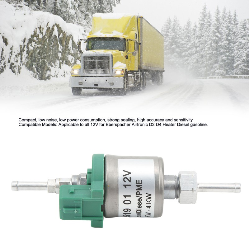Heater Fuel Pump 12V 22mI 1‑4KW Fuel Metering Diesel Heater