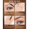 Waterproof Tinted Eyebrow Gel Kit-2PCS Auburn Thickening Brow gel para