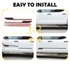 Body Side Door Molding Guard Cover Trims Compatible with Toyota