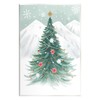 Stupell Industries Subtle Christmas Tree in Snow Wall Plaque Art
