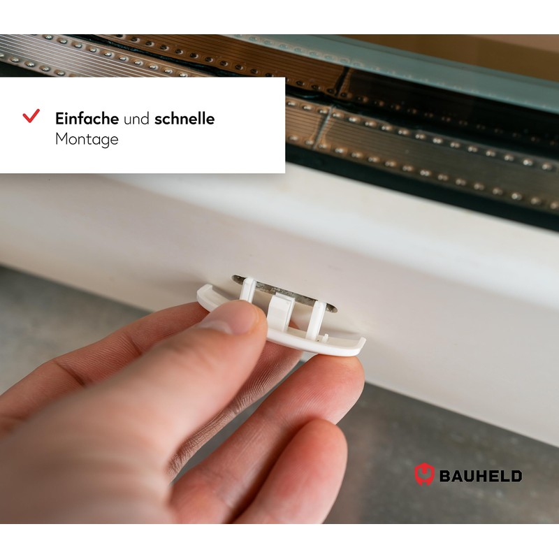 BAUHELD® Window Water Slot Caps 25-30 mm [Pack of 30]