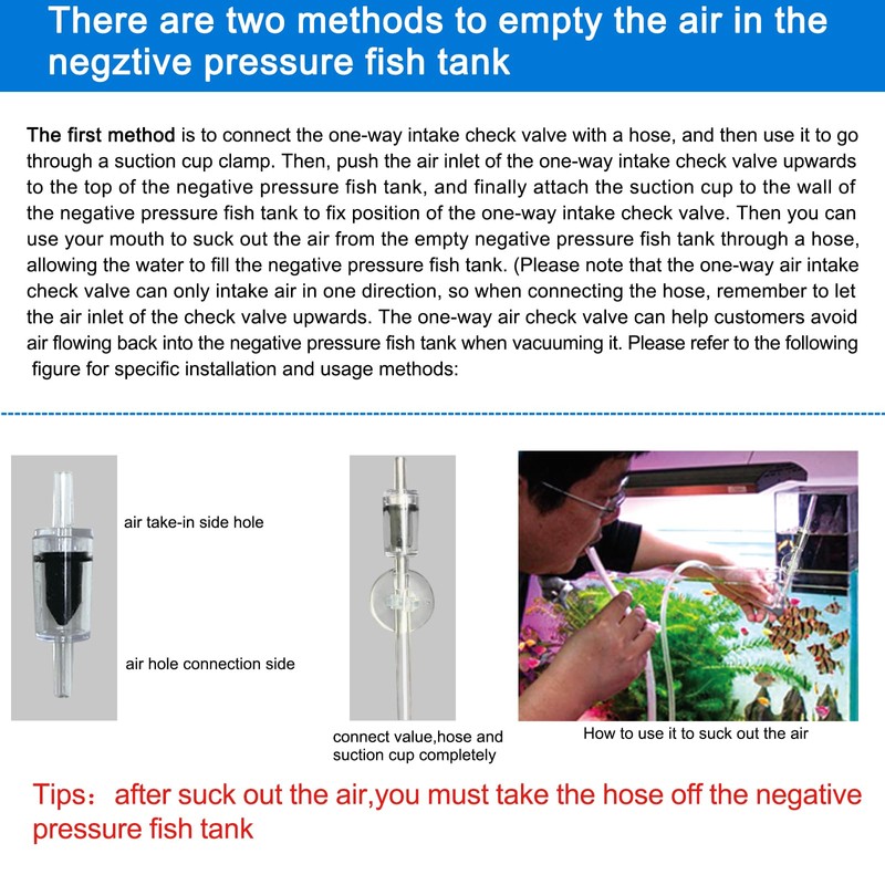 Negative Pressure Aquarium Fish Tank Cool Fish Tank Aquarium Water