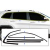 BOGAR TECH DESIGNS Side Window Chrome Delete Overlay Compatible with
