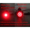 AutoSmart 4" Round LED Stop Turn Tail Light Includes Pair