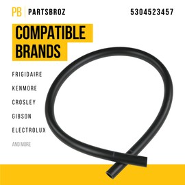 PartsBroz 5304523457 Dishwasher Water Inlet Tubing Hose - Compatible With Frigidaire Kenmore Crosley Gibson Dishwasher - Replaces AP6983752 154577401 154446002 154239801 154446001