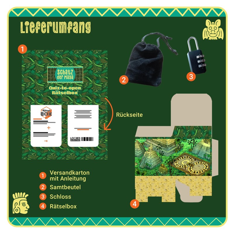 Scatola puzzle – Escape Room scatola regalo in stile tempio
