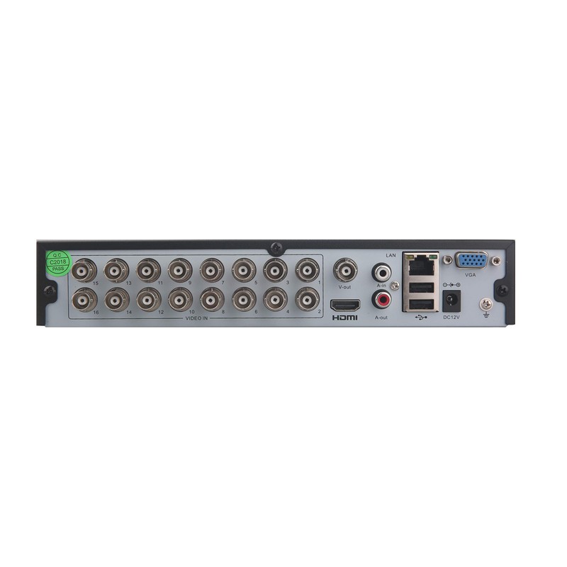 16CH 1080P Lite 5-in-1 HD Analog Hybrid DVR&NVR Support 1080P