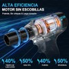 Pistola de Impacto 1/2" Inalámbrico, Sin Escobillas Llave de Impacto,