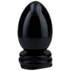 Nupuyai Obsidian Crystal Egg Gemstone with Stand, Healing Stone Eggs