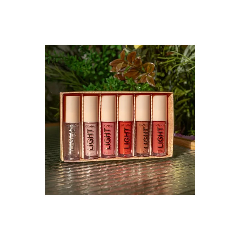 Juego De Brillo De Labios Con Brillo De Agua De