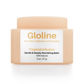 Govertex Gloline Tropical Infusion – Hydrating Skin Superfood Balm for Face & Body | All Natural Skin Care with Squalane, Shea Butter, Beeswax, Argan Oil, Vitamin E + 6 Antioxidant-Rich Botanicals