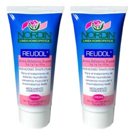 Crema para cuerpo Nordin Homeopatica REUDOL en tubo 60g neutra - pack x 2 unidades