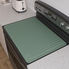 XiFEO Stove Top Covers for Electric Stove, Food Grade Heavy Duty Silicone Glass Stove Top Cover Protector, Induction Cooktop Protector, Heat Resistant Range Ceramic Stove Top Covers Mat, Oven Cover