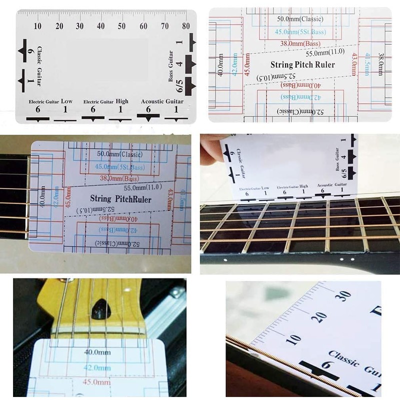TIMESETL Guitar Repairing Maintenance Tools Kit String Organizer String Action