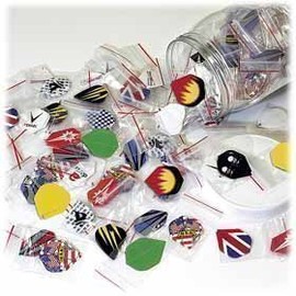 60 Dartflights (20 Satz), verschiedene Farben und Formen