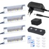OASHISU OASHISU Vitrinenbeleuchtung 4er Set 6 * 5050SMD Warmwei? LED-