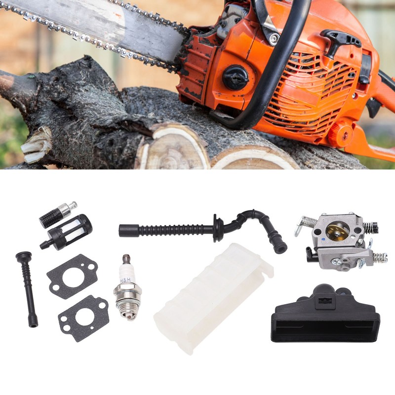 Carburetor Kit Strong Sparking Plug Air Filter Fuel Line Strainer