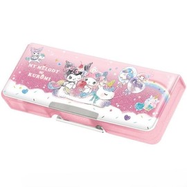 Sanrio Kuromi & My Melody Compact Double-Sided Pen Case Unicorn