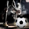 Lrtzizy Size 5 Training Balls PU Leather Black Football Football