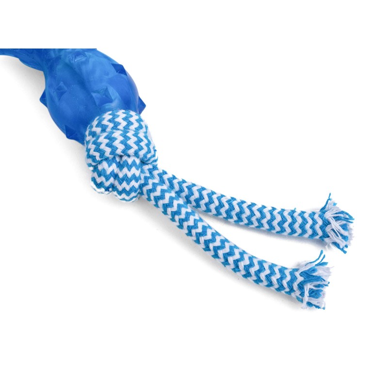 Petface (Little Petface) Tripod Puppy Dog Chew Toy, Blue