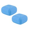 2 PCS Travel Soap Box Waterproof and Leakproof Square Small