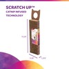 SmartyKat Scratch Up Corrugated Hanging Cat Scratcher, Catnip Infusion Technology