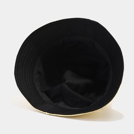 yolrdiw Unisex Fashion PU Leather Bucket Hat Glossy Reversible Rain Waterproof Fishmen Cap White