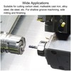 sourcing map Square Nose End Mill, 2mm Tip Dia Solid