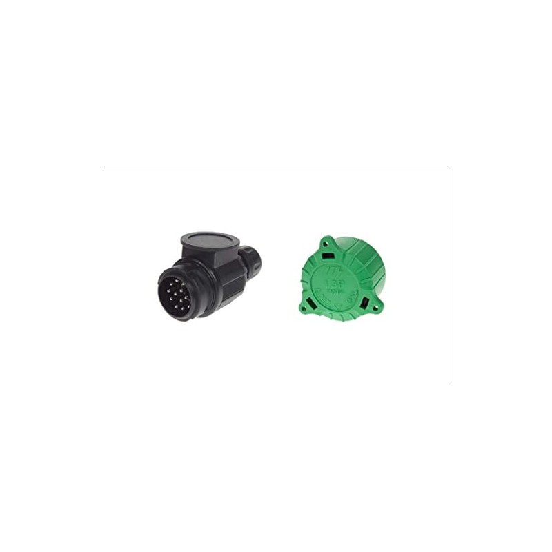 ASC 13 Pin 12v Plastic Towing Plug - Trailer, Caravan