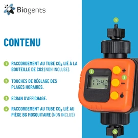 Biogents CO2 003-ds-acc026 Timer Net Orange Resin