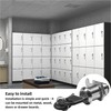 10 Pack Cam Locks Keyed Alike, 1-1/8''Cylinder Fits on 7/8''