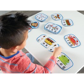 Learning Resources Learning Resources Spelling Puzzle Cards, Kindergarten Readniness, Self Correcting Puzzles, Ages 4+ (Multi)